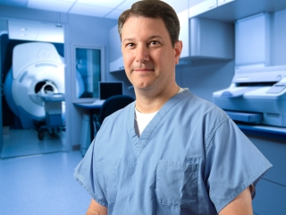 doctor with MRI scanner,arizona
