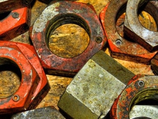 large metal nuts