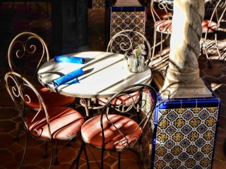 resturant table setting,Sedona,AZ