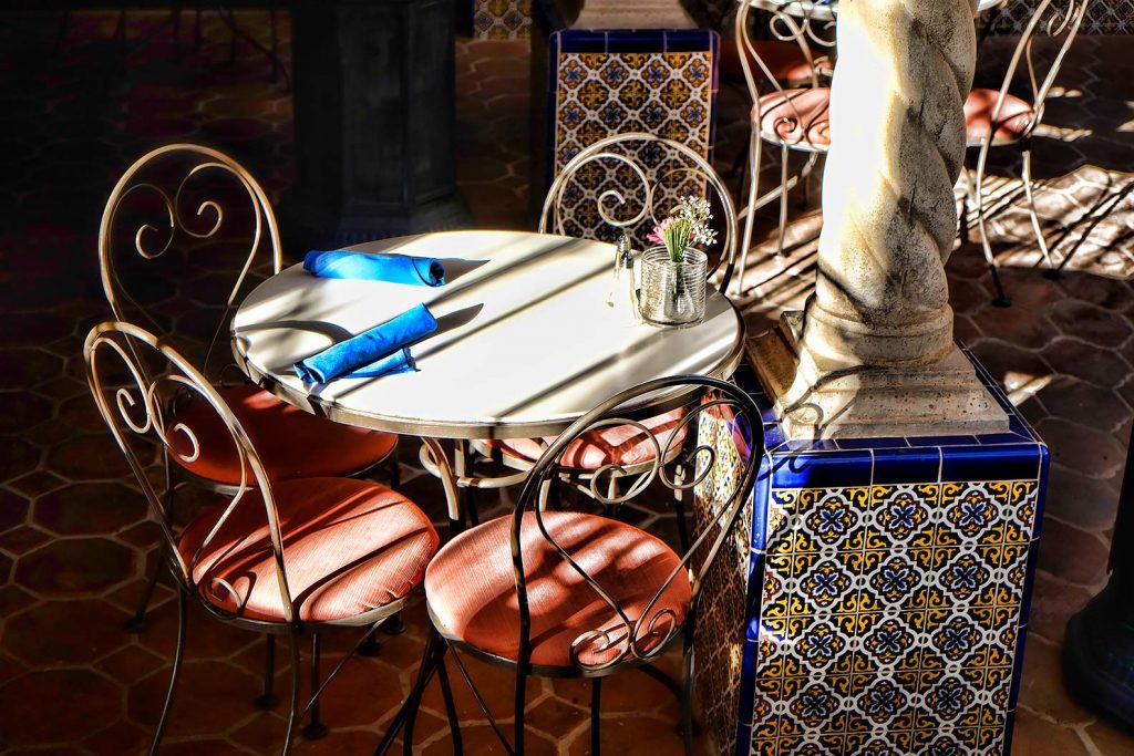resturant table setting,Sedona,AZ