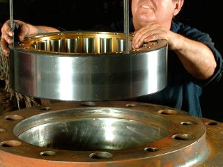 headshot of a Timken machine shop worker