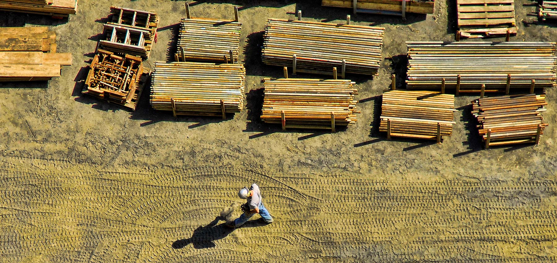worker from above
