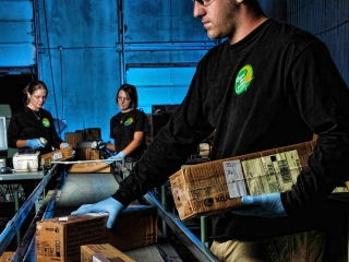 headshot of a shipping department worker,arizona