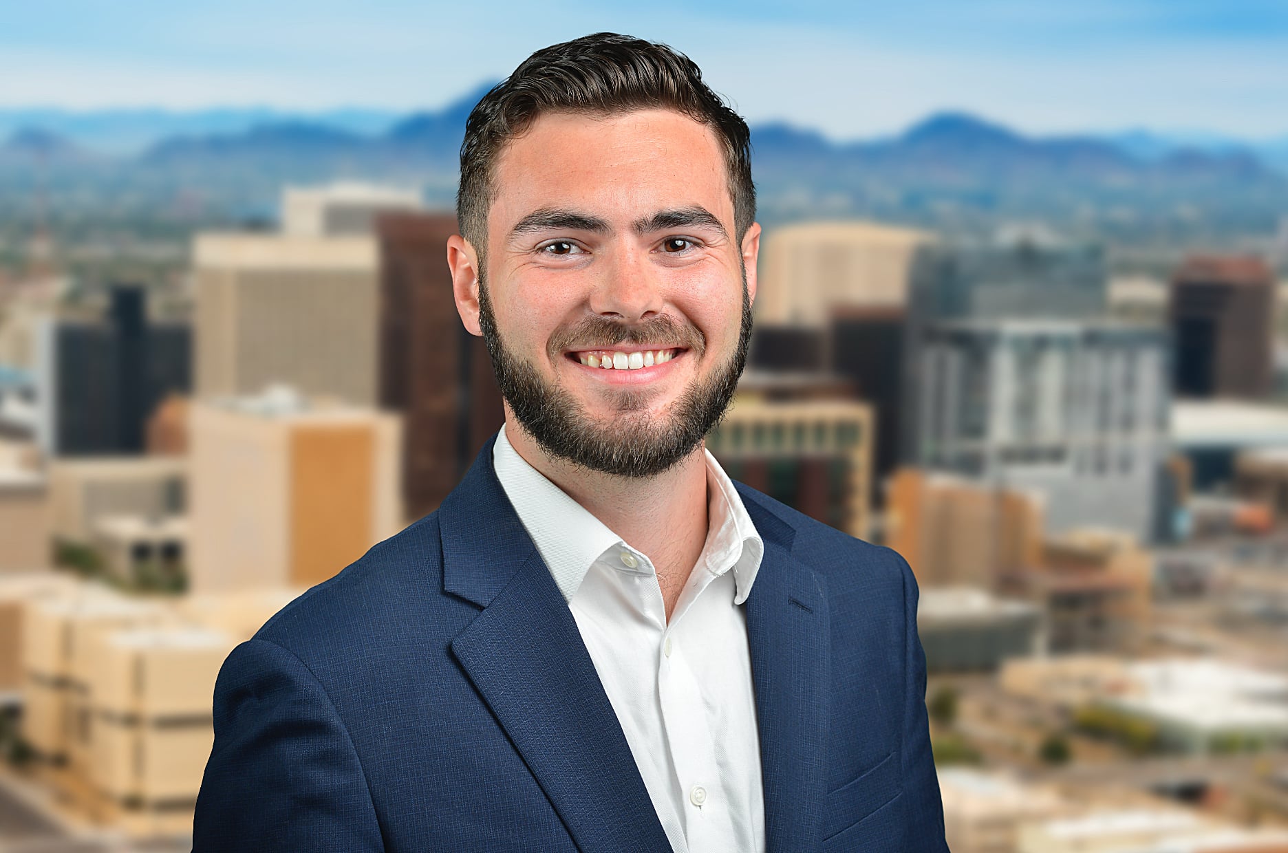 Phoenix skyline headshot Phoenix skyline headshot